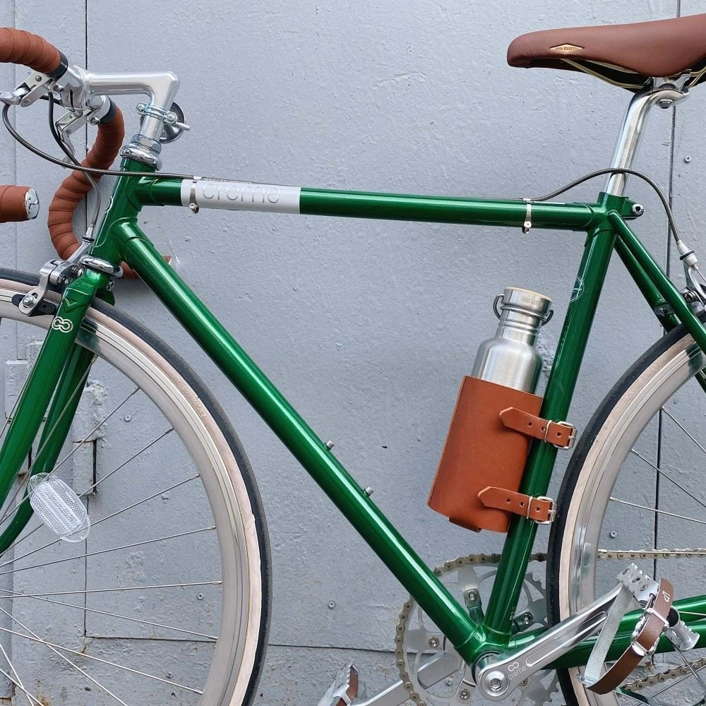 Держатель бутылки кожаный (разные цвета) - фото 11