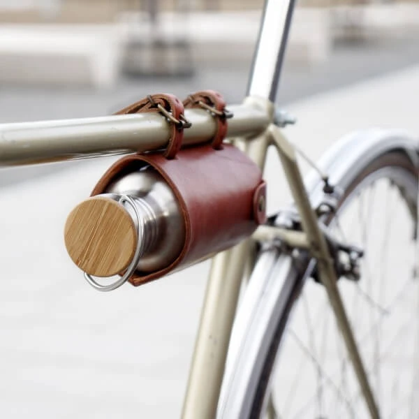 Держатель бутылки кожаный (разные цвета) - фото 4