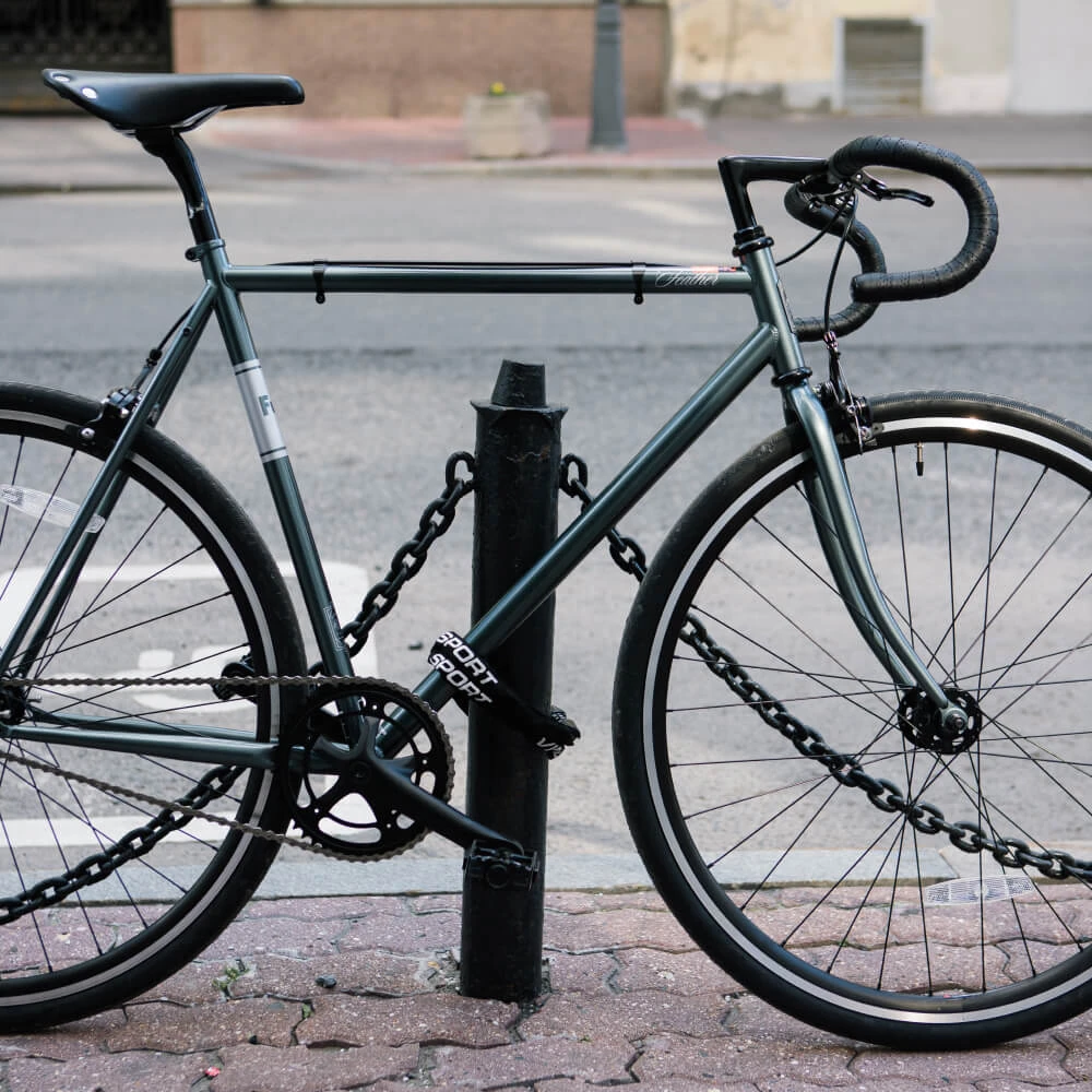 Замок-цепь для велосипеда 35х1000 мм черный Vinca - фото 3