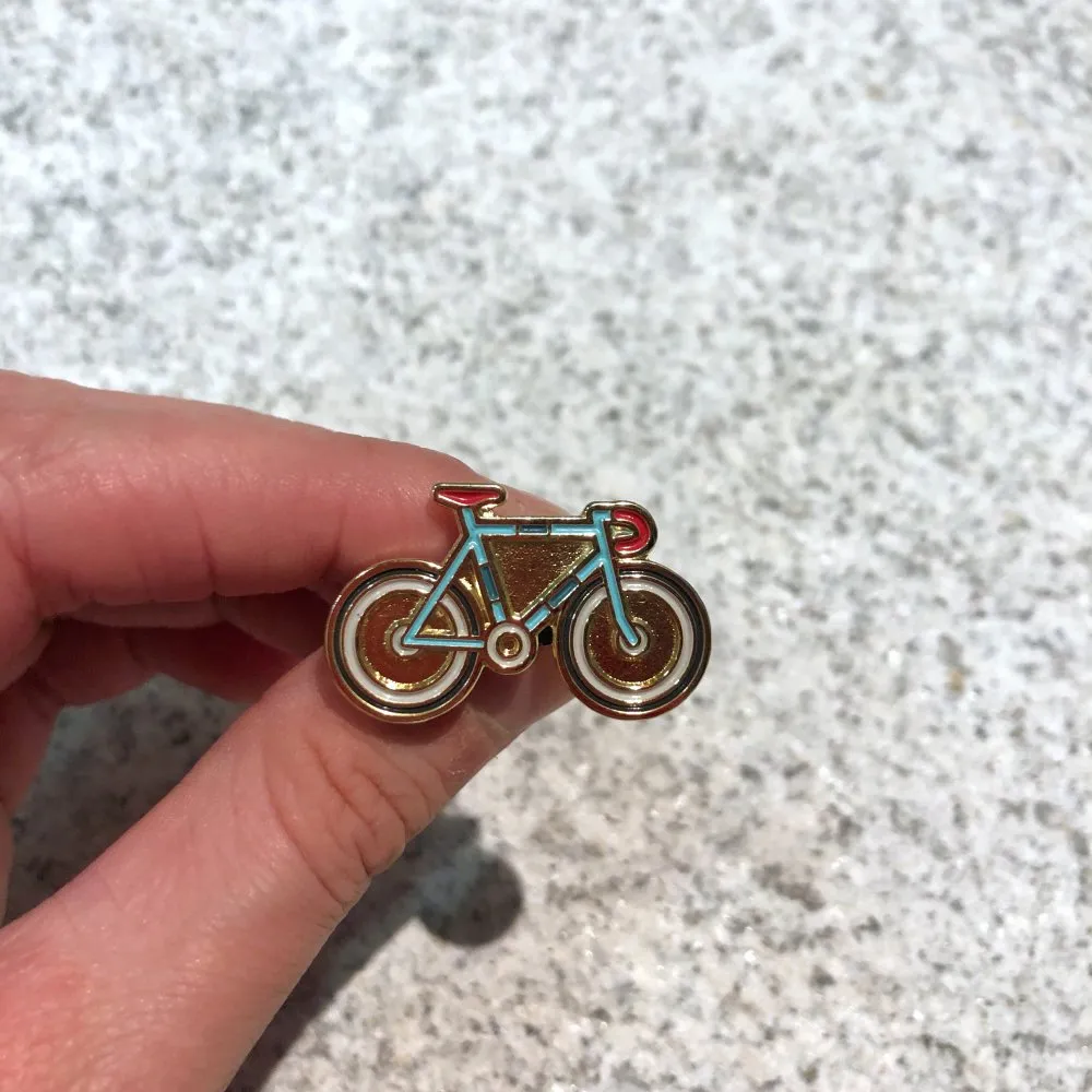 Значок it's my!bike Велосипед бирюзовый - фото 4