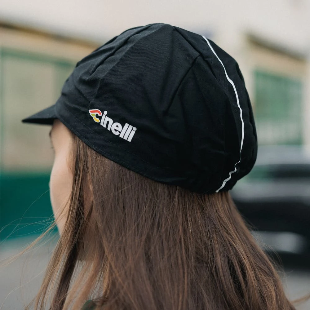 Велокепка Cinelli Supercorsa Black Tie / Черный - фото 3
