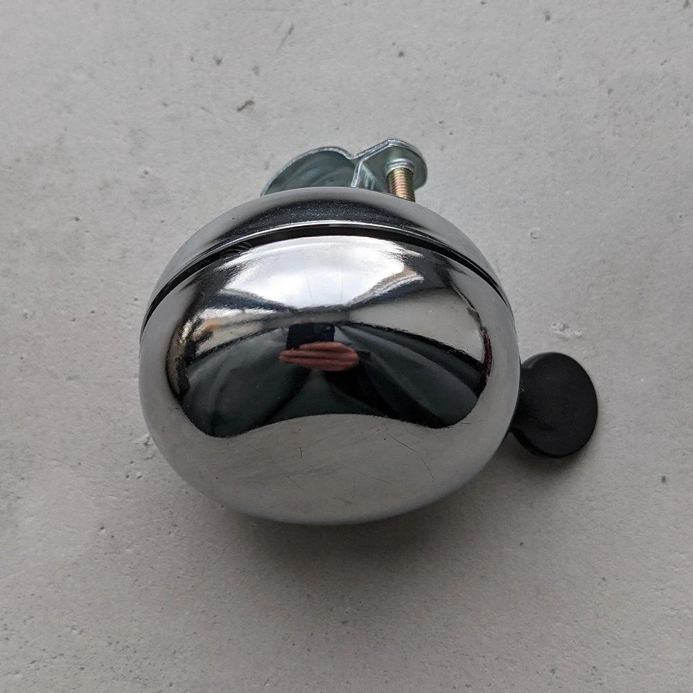 Классический хромированный звонок средний Дин-Дон - фото 3