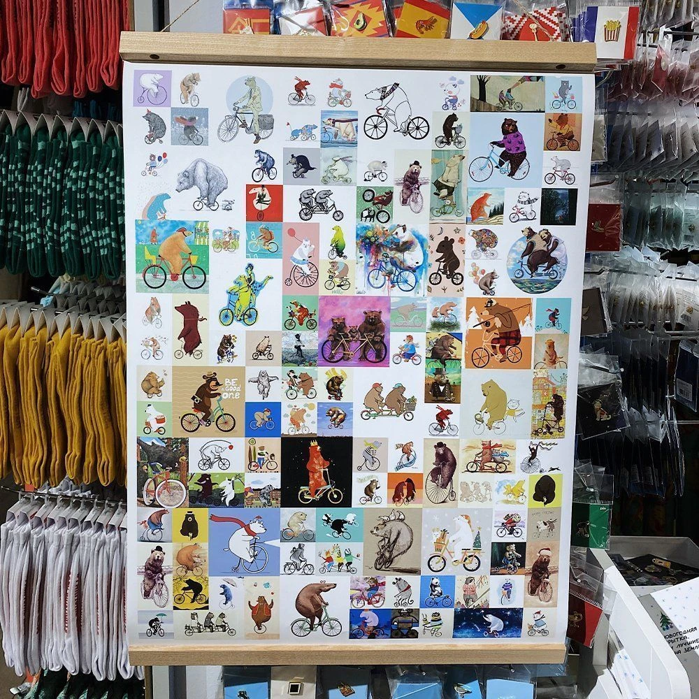 Плакат it's my!bike Пятничные медведи - фото 6