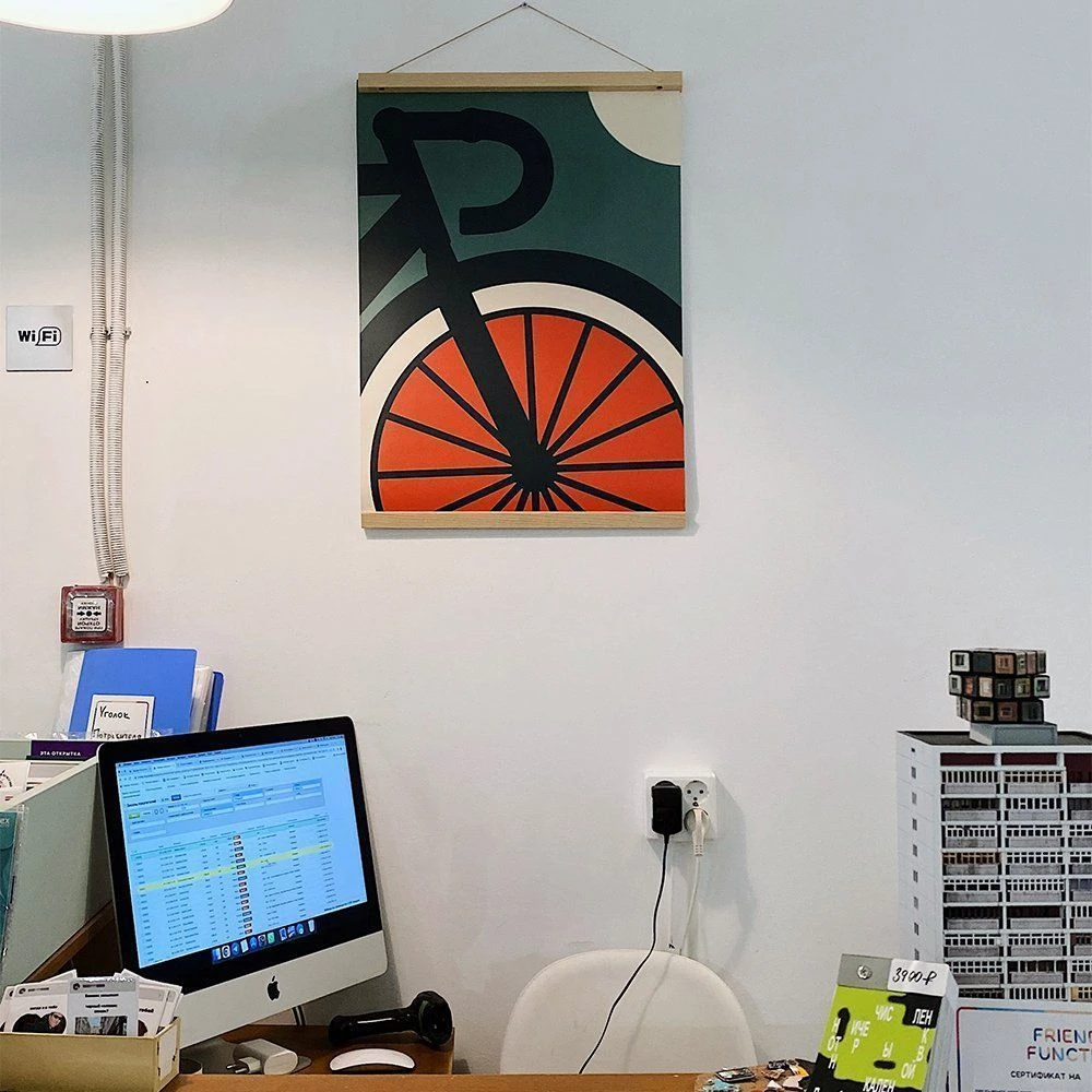 Плакат it's my!bike Bike and Wheel - фото 2