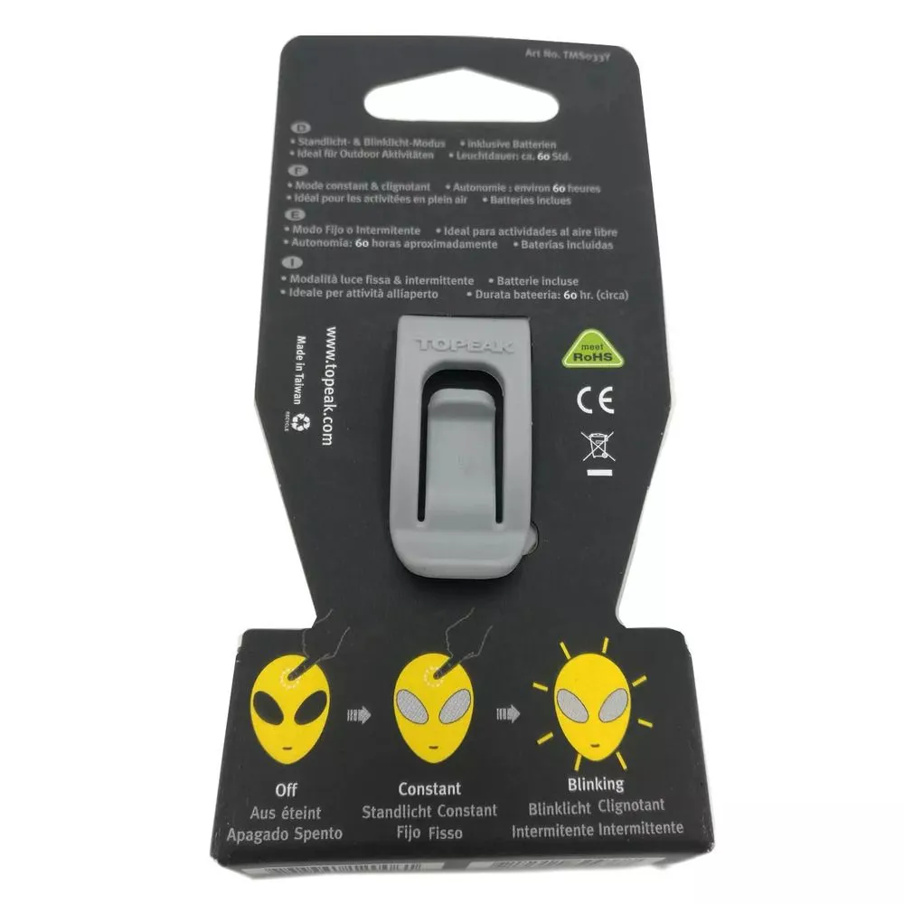 Фонарь задний Topeak Alien Lux желтый - фото 3