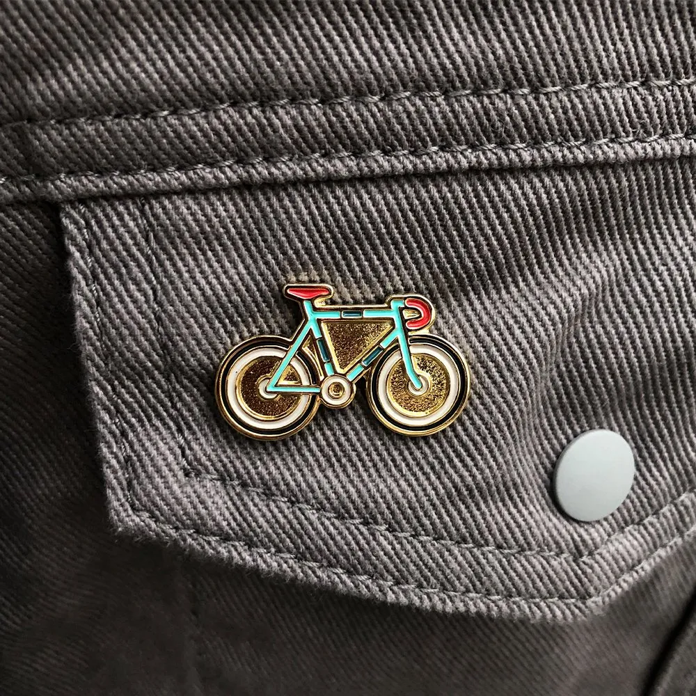 Значок it's my!bike Велосипед бирюзовый - фото 1