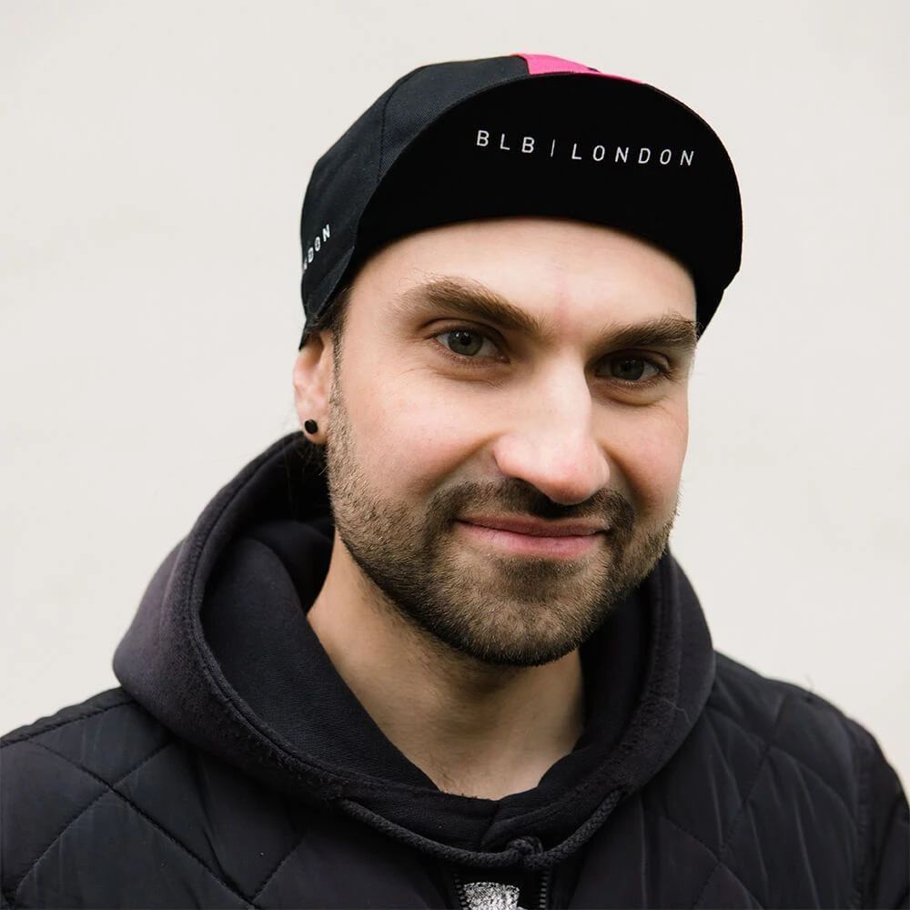 Пятипанельная велосипедная кепка London Magenta - фото 2