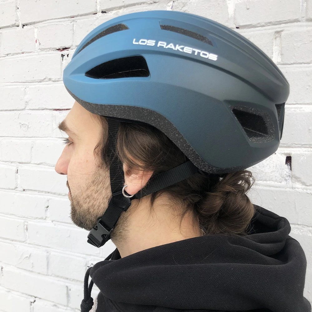 Велосипедный шлем Los Raketos FLASH Gradient grey L-XL - фото 4