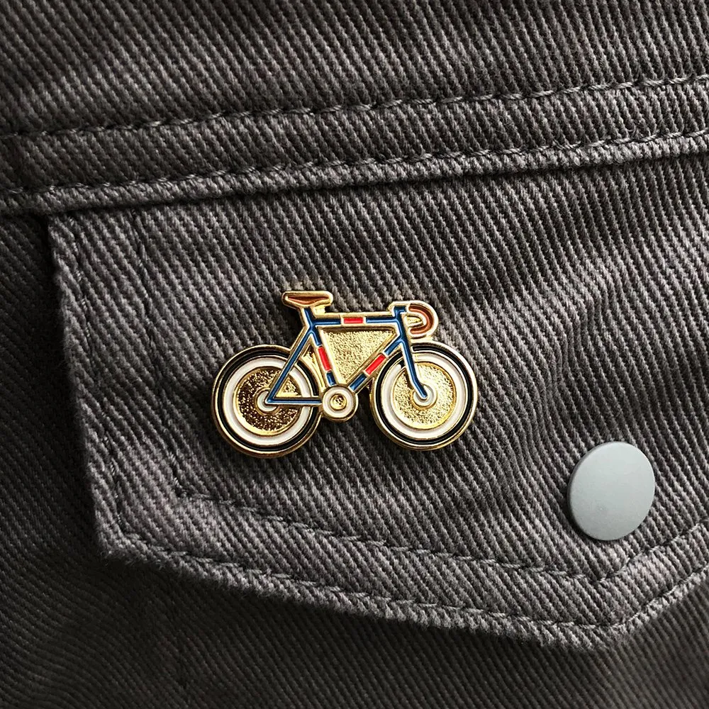 Значок it's my!bike Велосипед синий - фото 1