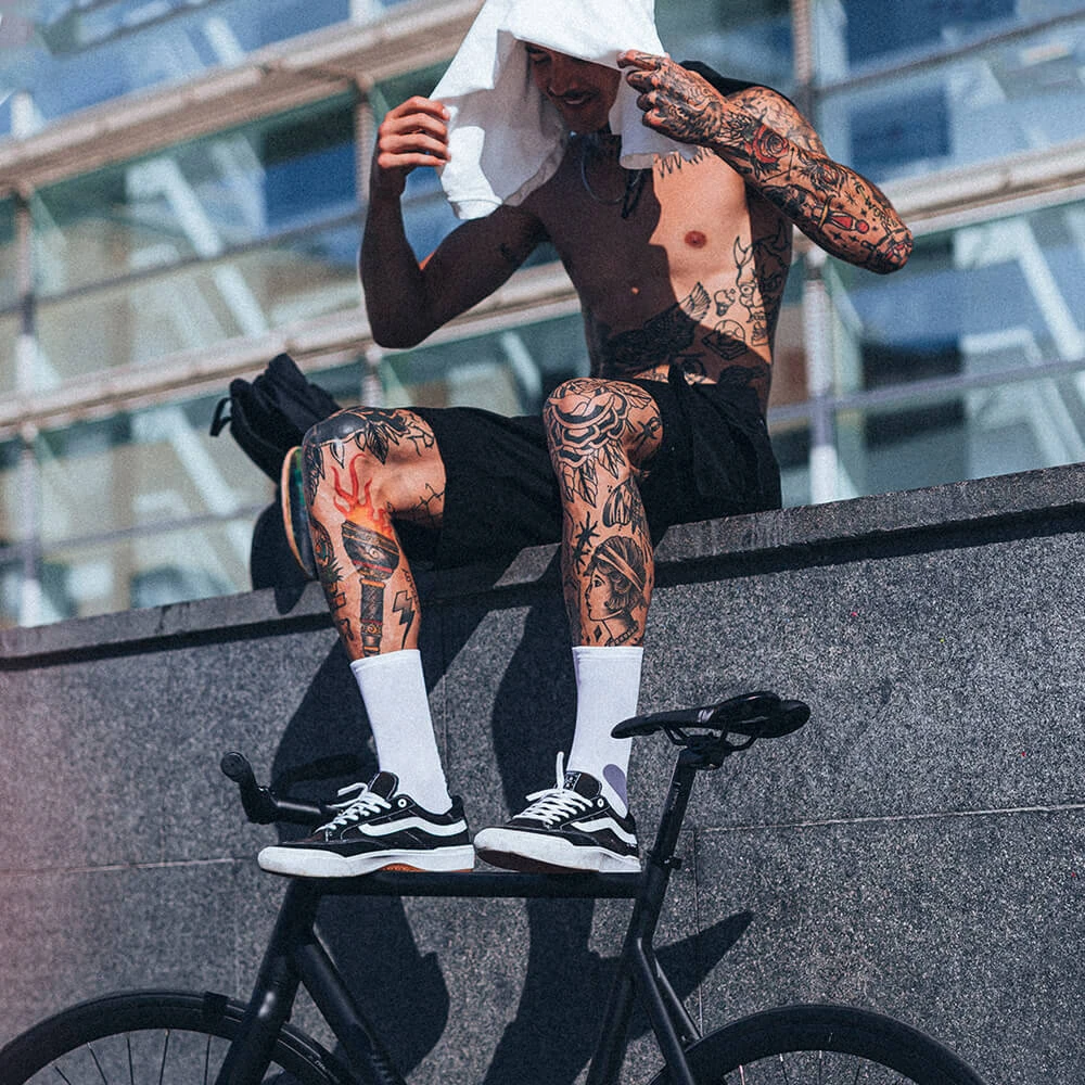 Носки Pacific and Co. Ride In Peace 42-45 белые - фото 6