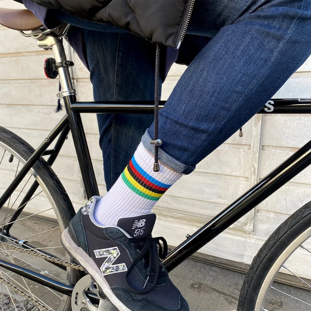 Носки it's my!bike Cycling Rainbow White 36-40 - фото 1