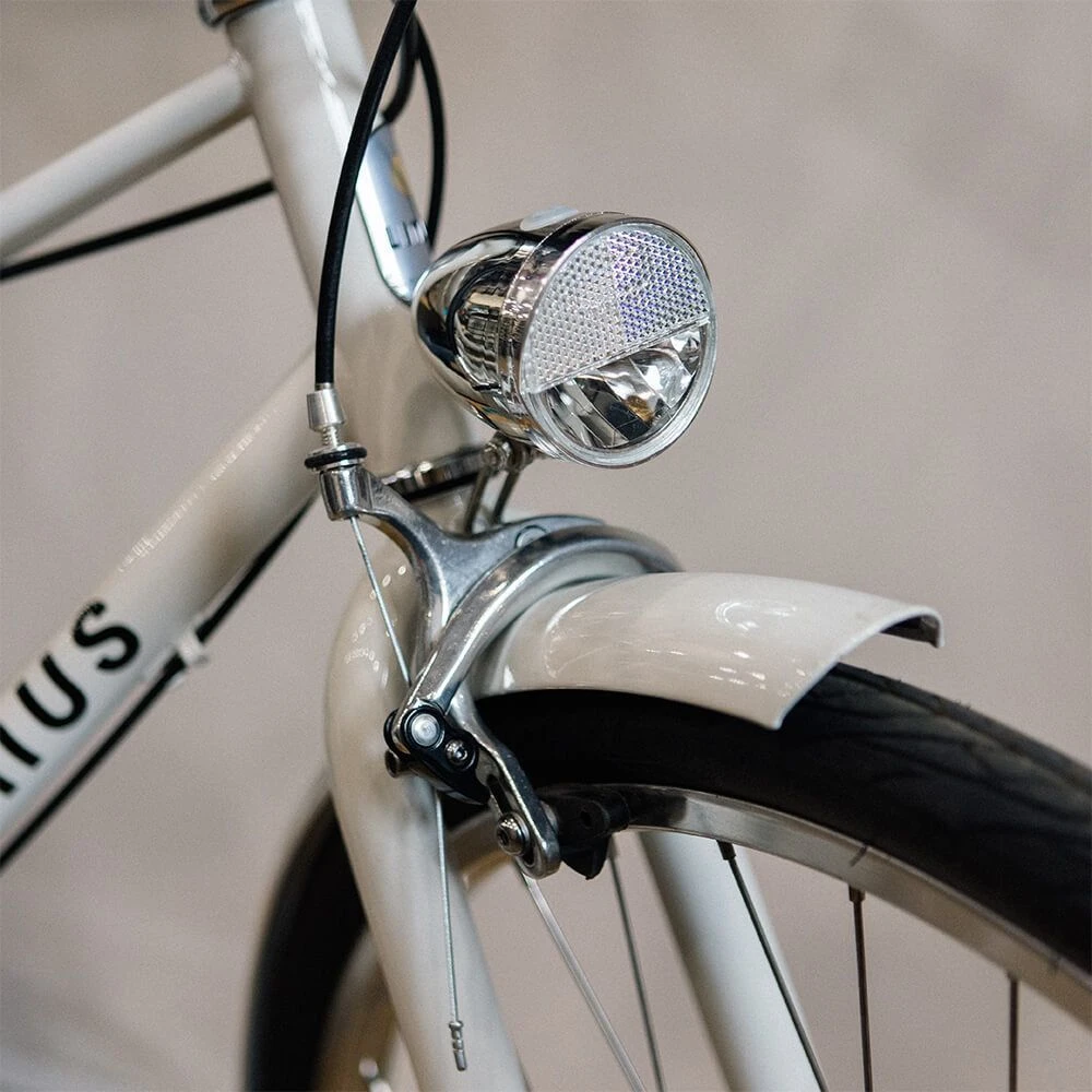 Передний велофонарь lampe frontale серебряный - фото 4