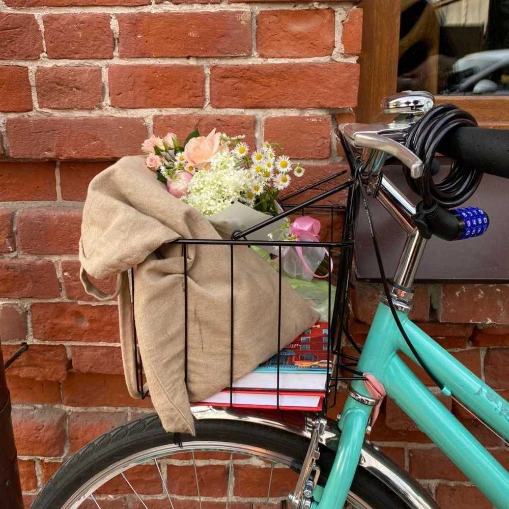 Велосипедная металлическая корзина Itsmybike черная Жирарден - фото 2