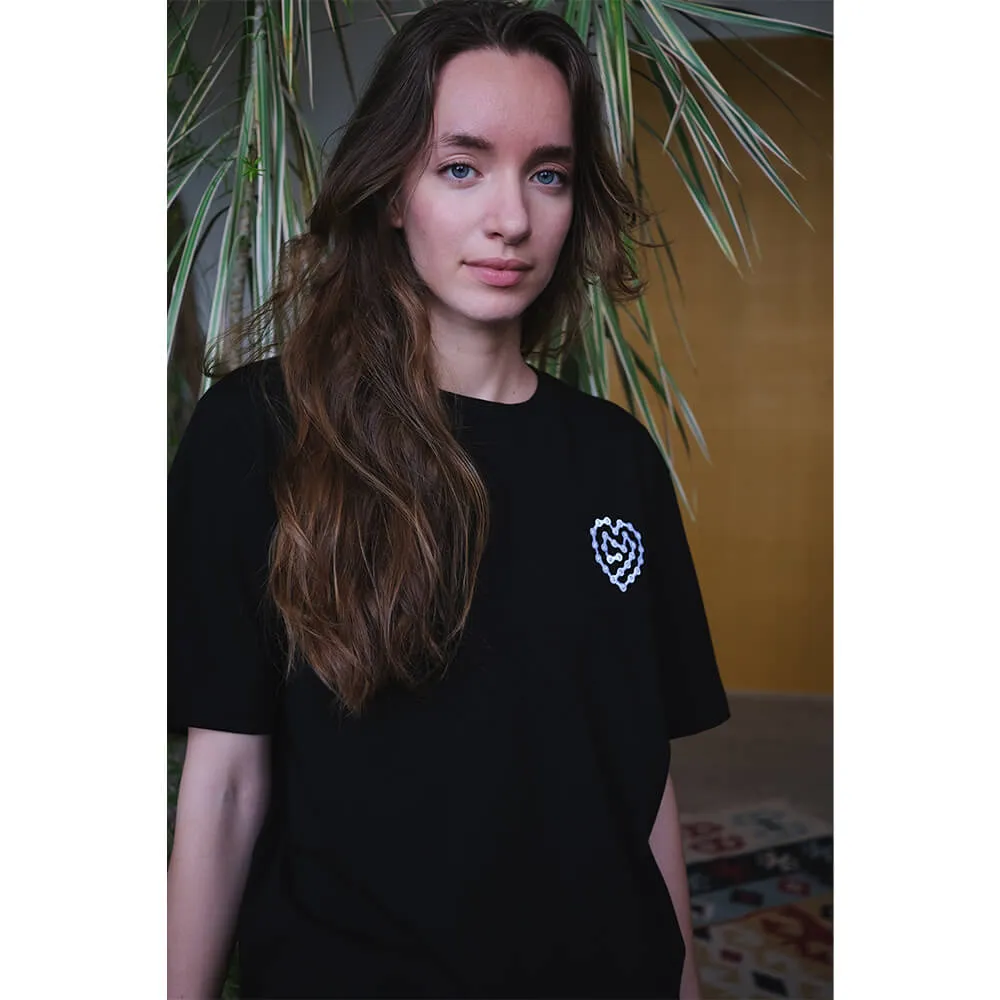 Футболка it's my!bike Велосердце черная - фото 10