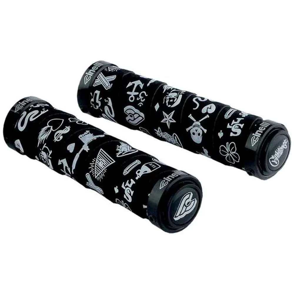 Грипсы Cinelli Mike Giant черно-белые - фото 1