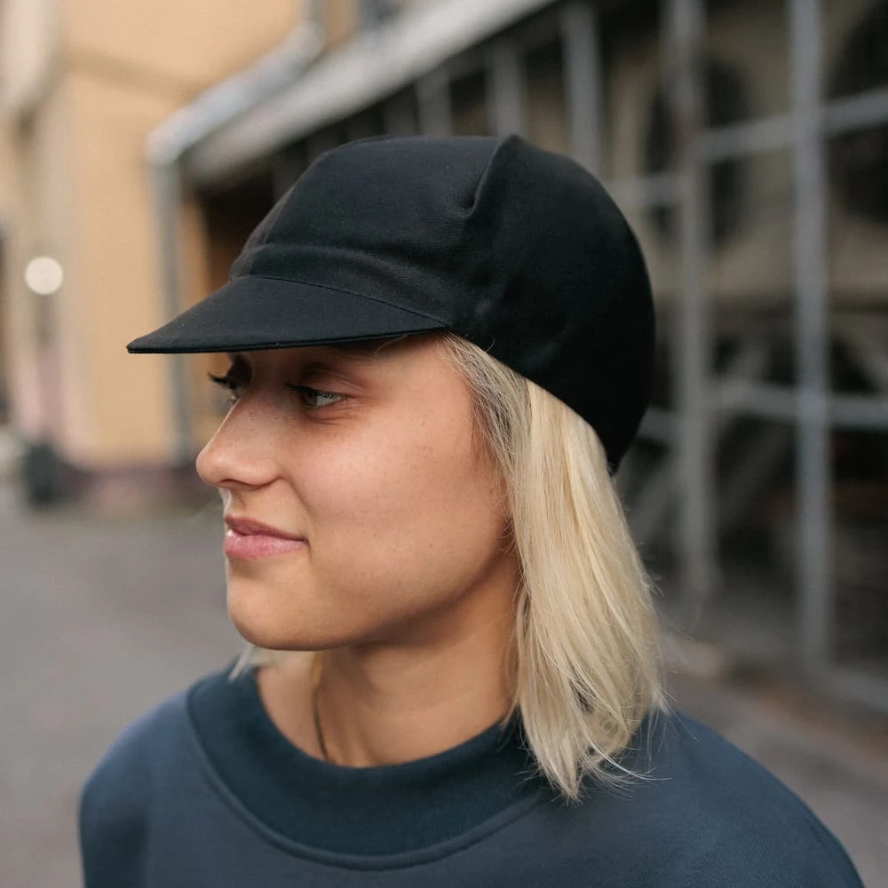 Велокепка it's my!bike черная с розовым зайцем - фото 3