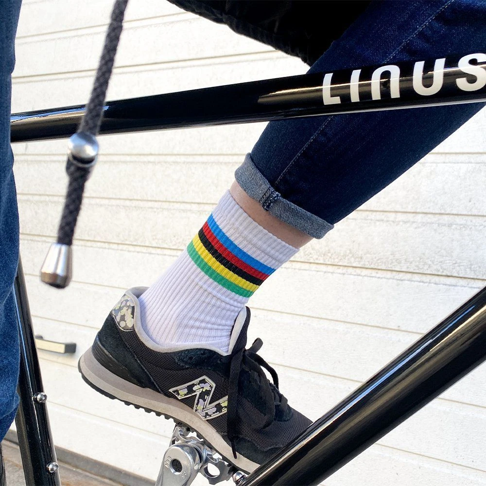 Носки it's my!bike Cycling Rainbow White 40-46 - фото 4