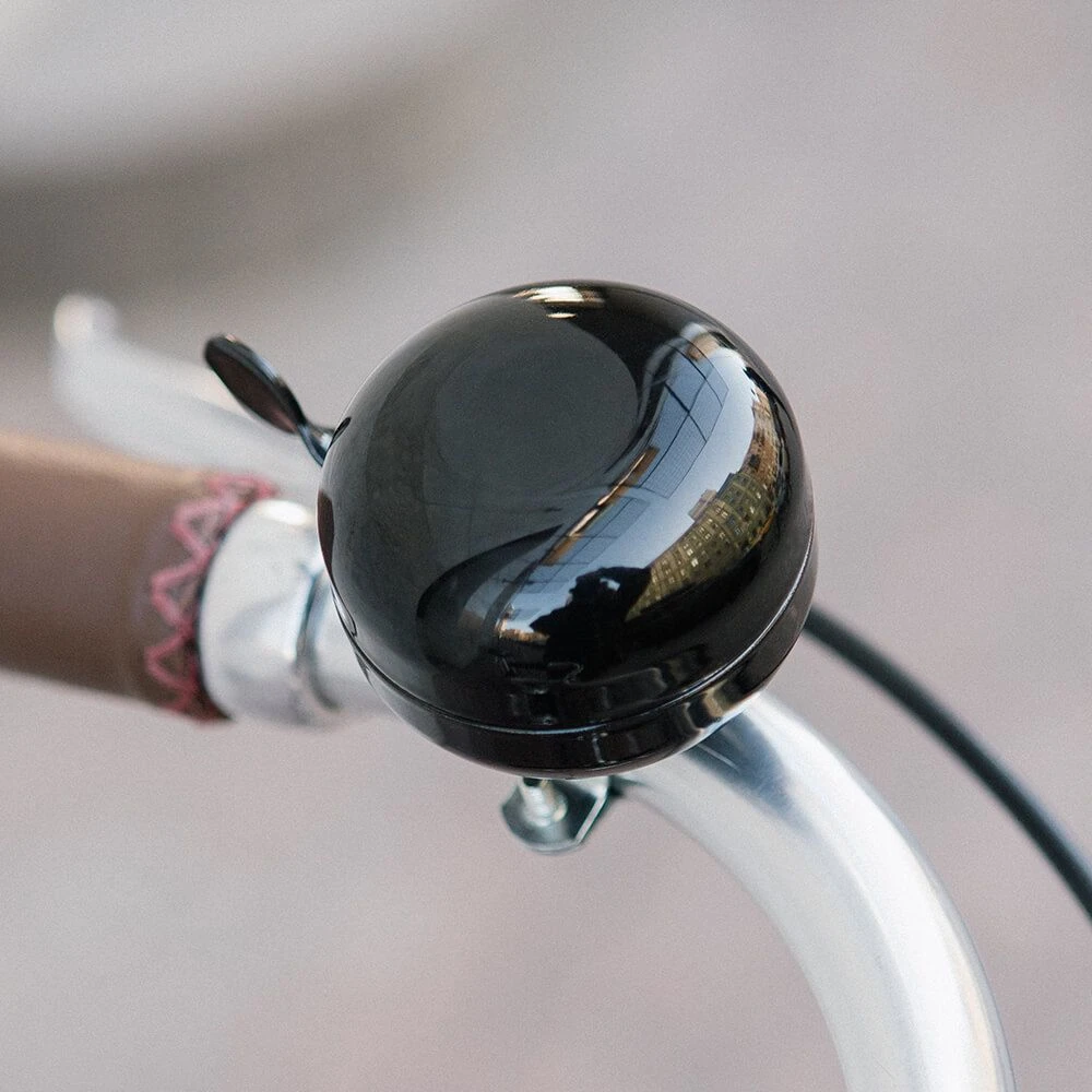 Классический черный звонок средний Дин-Дон - фото 1