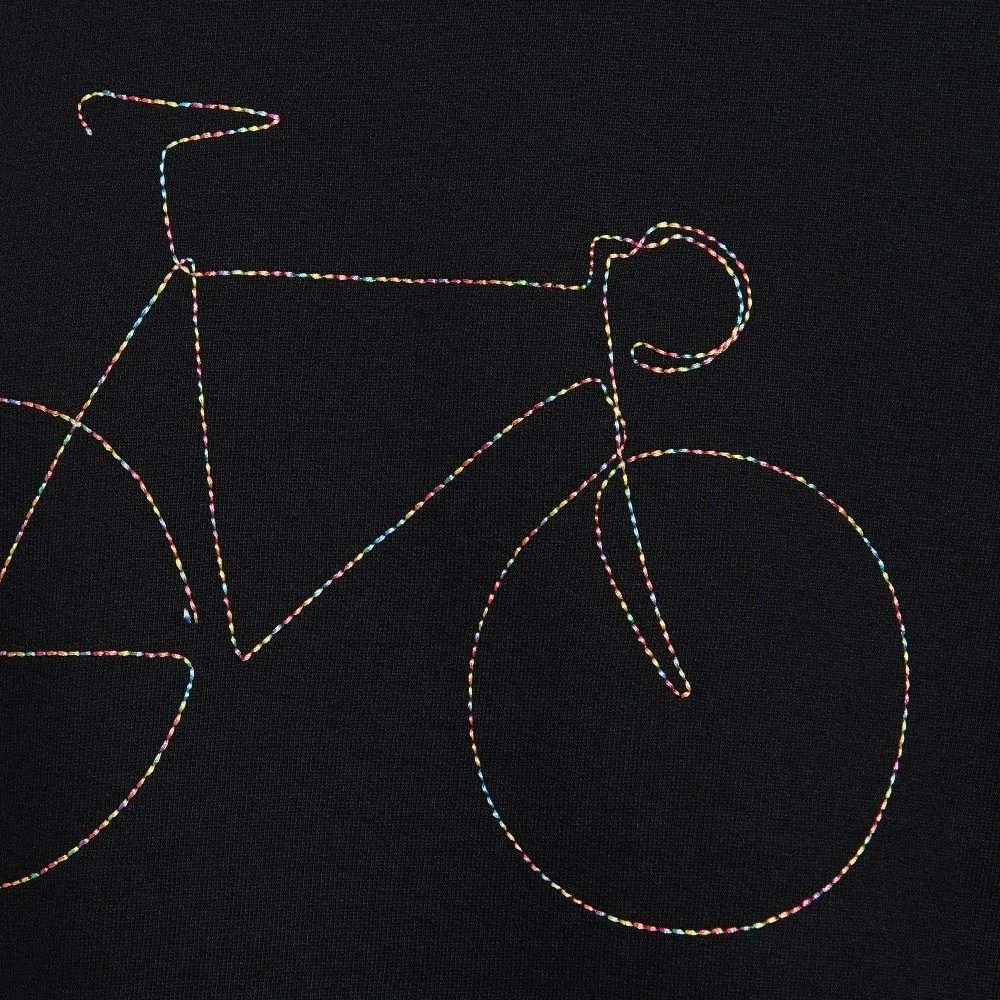 Футболка Dedicated Stockholm Rainbow Bicycle Black мужская - фото 2