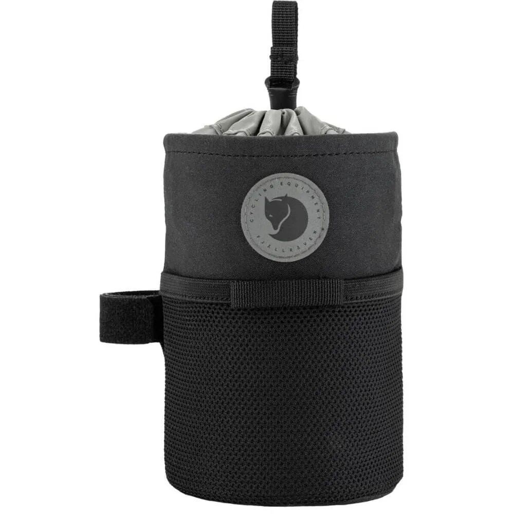 Держатель бутылки Fjallraven Hoja Snack Bag Black (550) (кормушка, фидбег) - фото 1