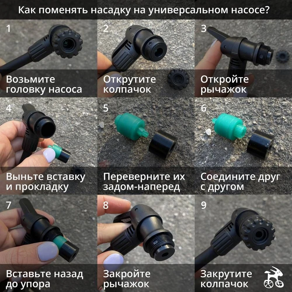 Велосипедный насос Giyo GP-94 - фото 4