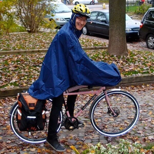 Дождевик M-Wave синий - фото 1