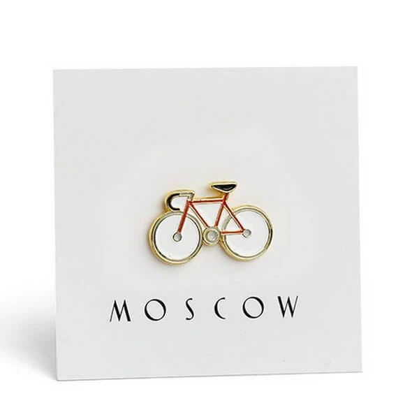 Значок Heart of Moscow с велосипедом (разные цвета) - фото 6