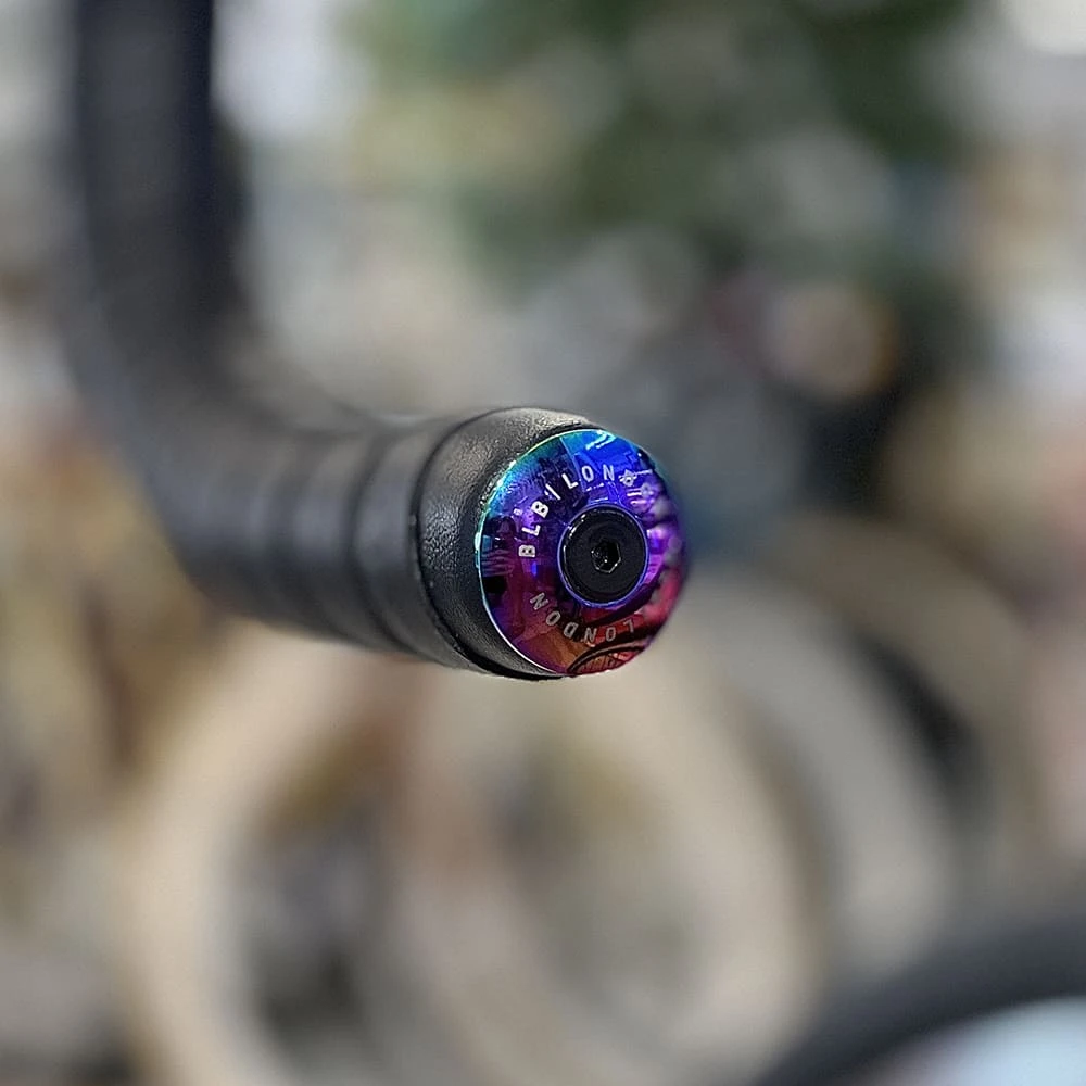 Заглушки руля BLB Barons Alloy Bar Ends Oil Slick - фото 2
