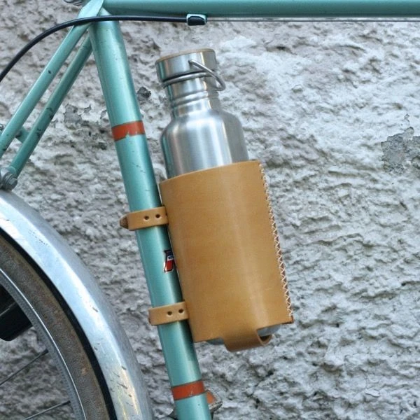 Держатель бутылки кожаный (разные цвета) - фото 16