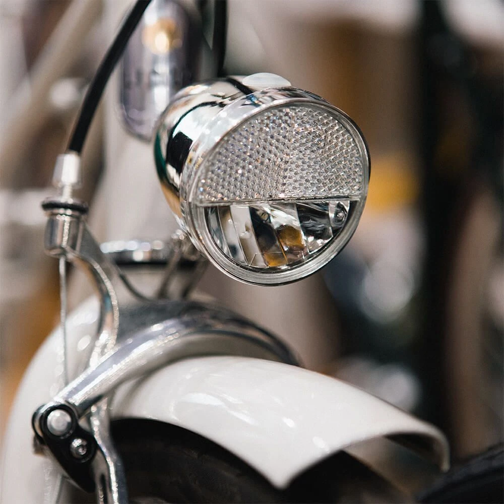 Передний велофонарь lampe frontale серебряный - фото 1