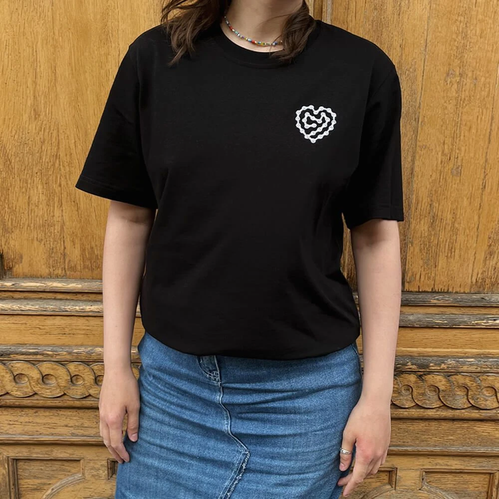 Футболка it's my!bike Велосердце черная - фото 11