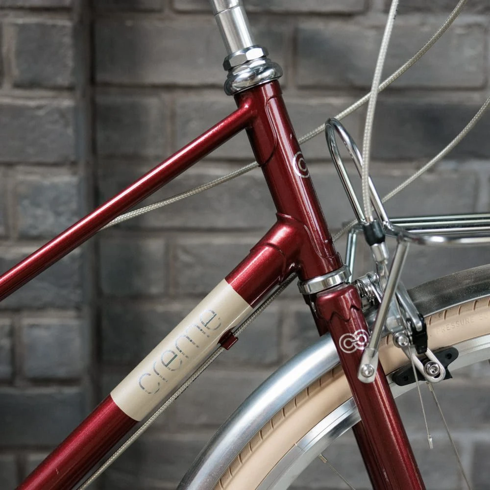 Велосипед CREME CAFERACER LADY SOLO BORDEAUX (7 speed) M - фото 6