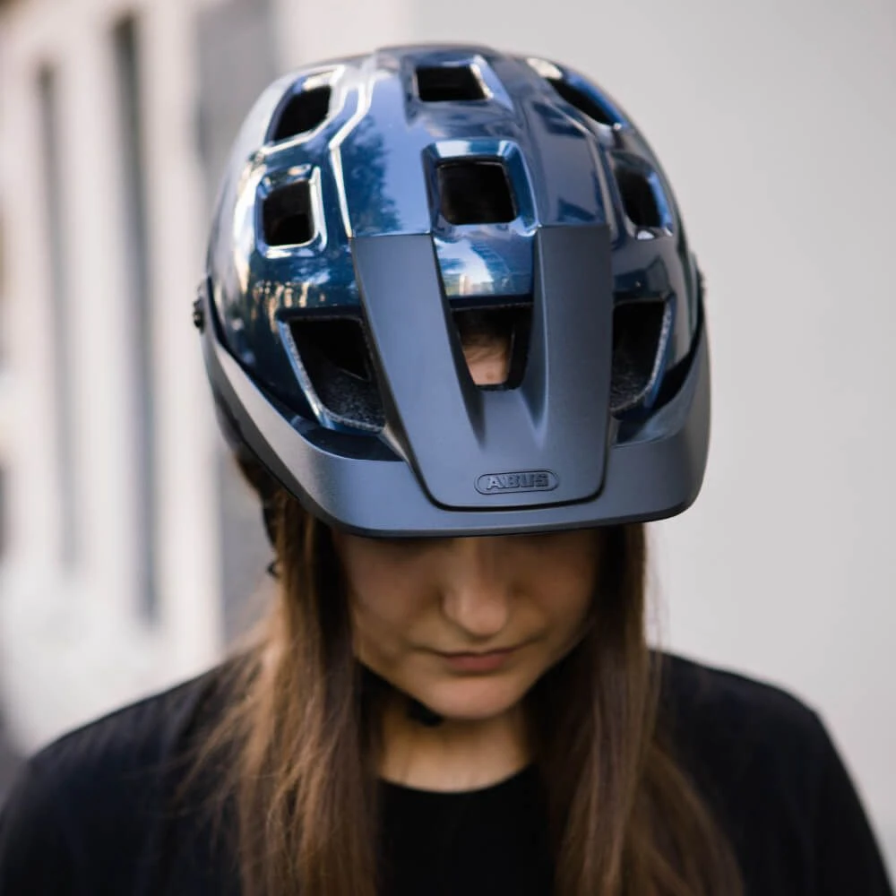 Велошлем ABUS MoTrip Midnight Blue L - фото 7
