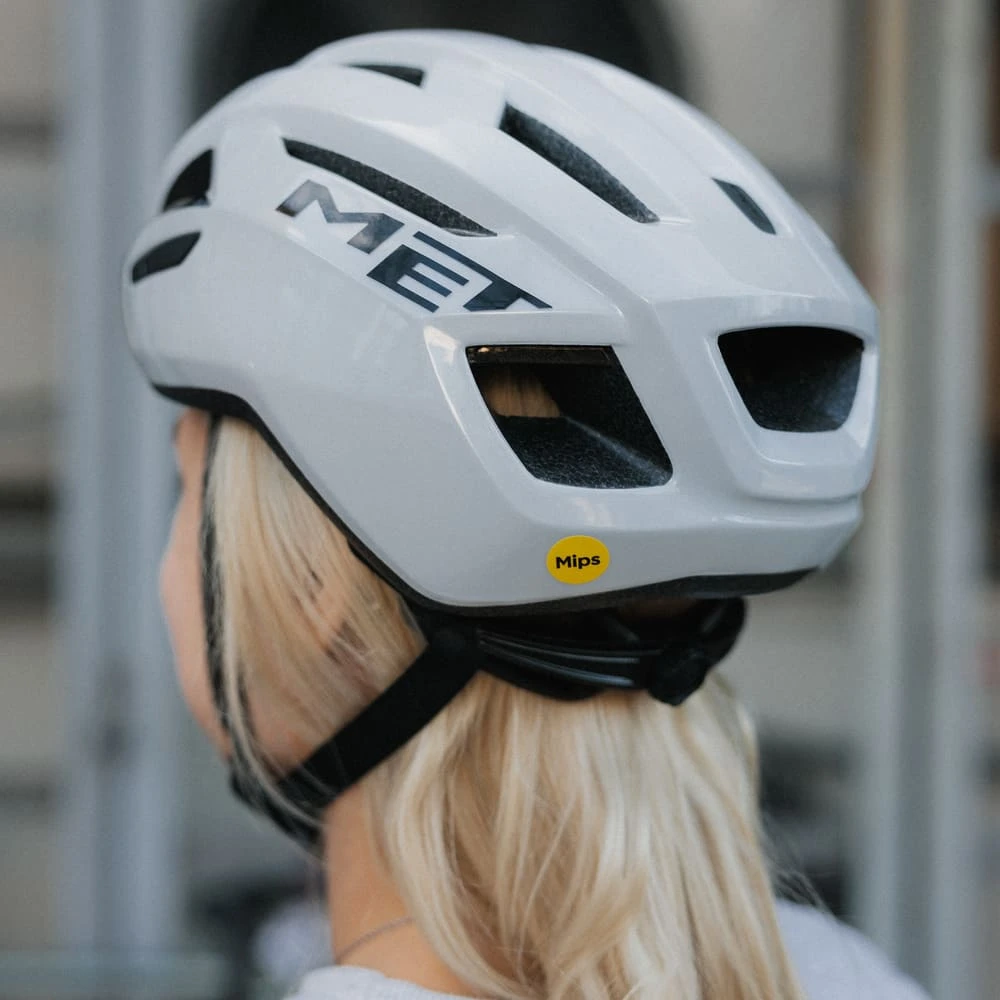 Велошлем MET Vinci MIPS White/Silver M - фото 3