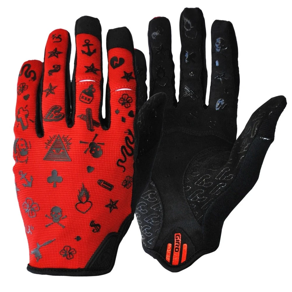 Велоперчатки Cinelli MIKE GIANT RED GIRO DND GLOVES красные - фото 1