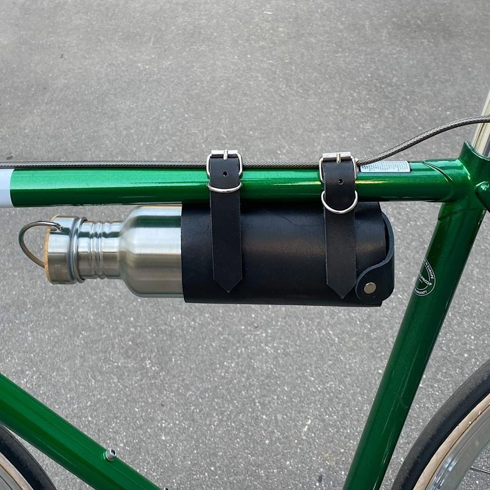 Держатель бутылки кожаный (разные цвета) - фото 15