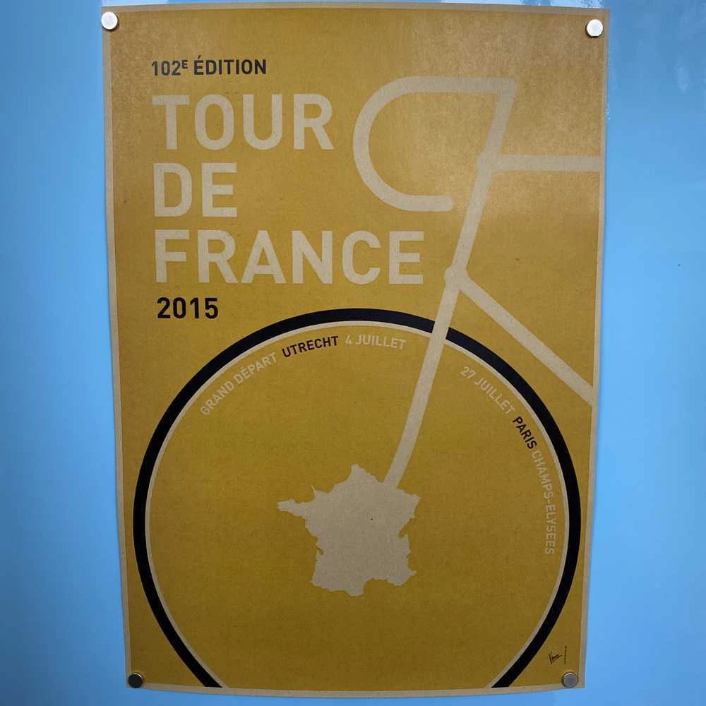 Винтажные постеры с велосипедом (разные дизайны) - фото 8