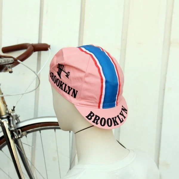 Пятипанельная велосипедная кепка BROOKLYN розовая - фото 9