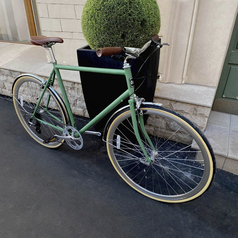 Велосипед 6KU Odyssey 8spd City Bike 58 Silverlake Green - фото 1