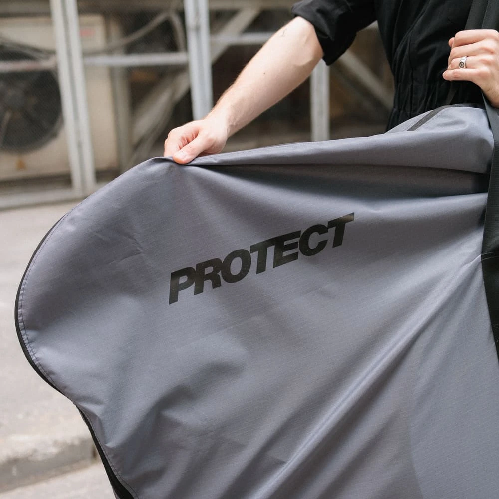 Чехол-переноска для велосипеда PROTECT серый - фото 3