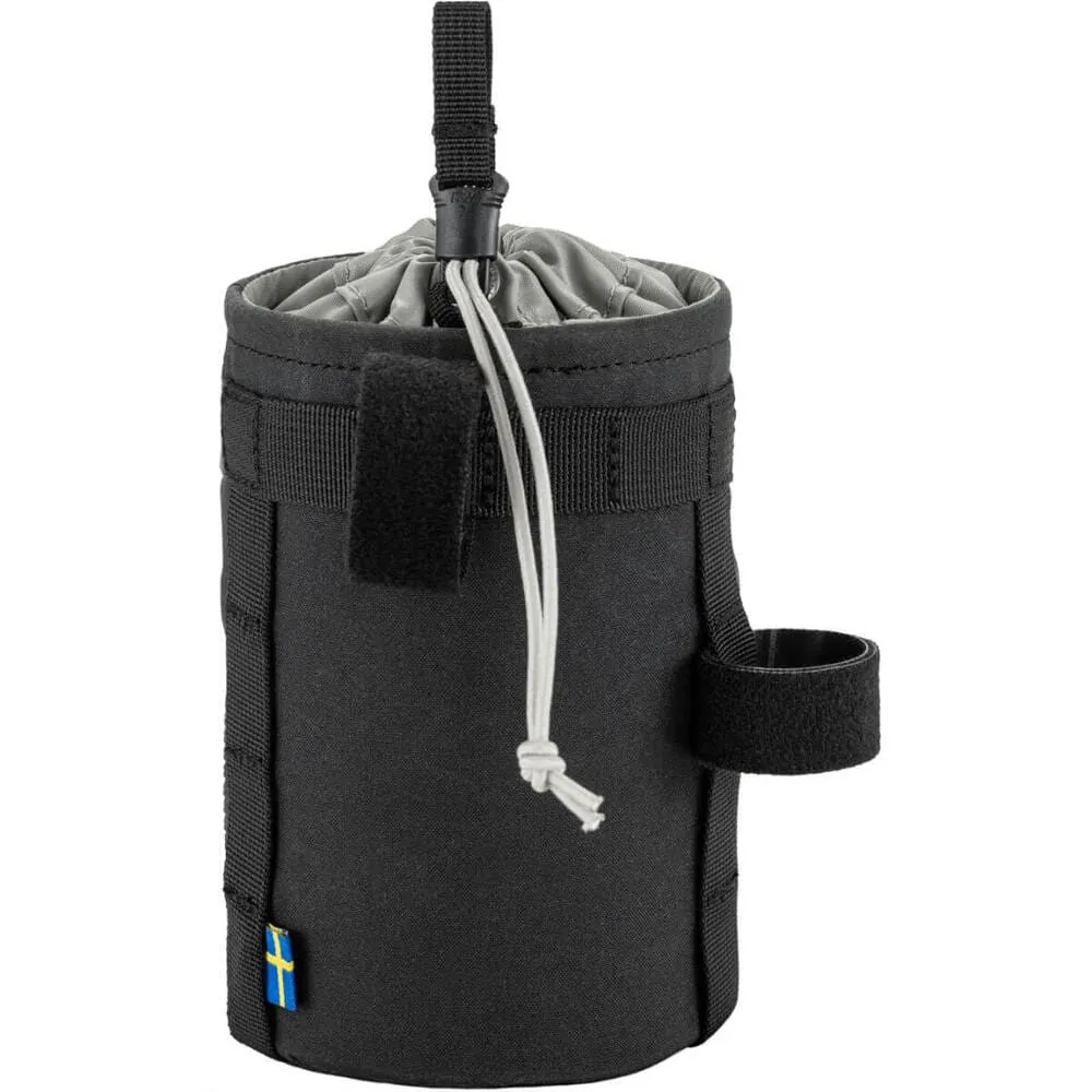 Держатель бутылки Fjallraven Hoja Snack Bag Black (550) (кормушка, фидбег) - фото 3