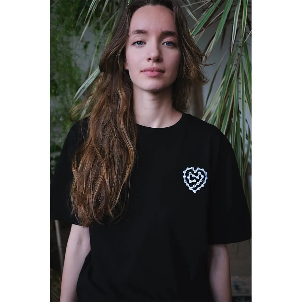 Футболка it's my!bike Велосердце черная - фото 8