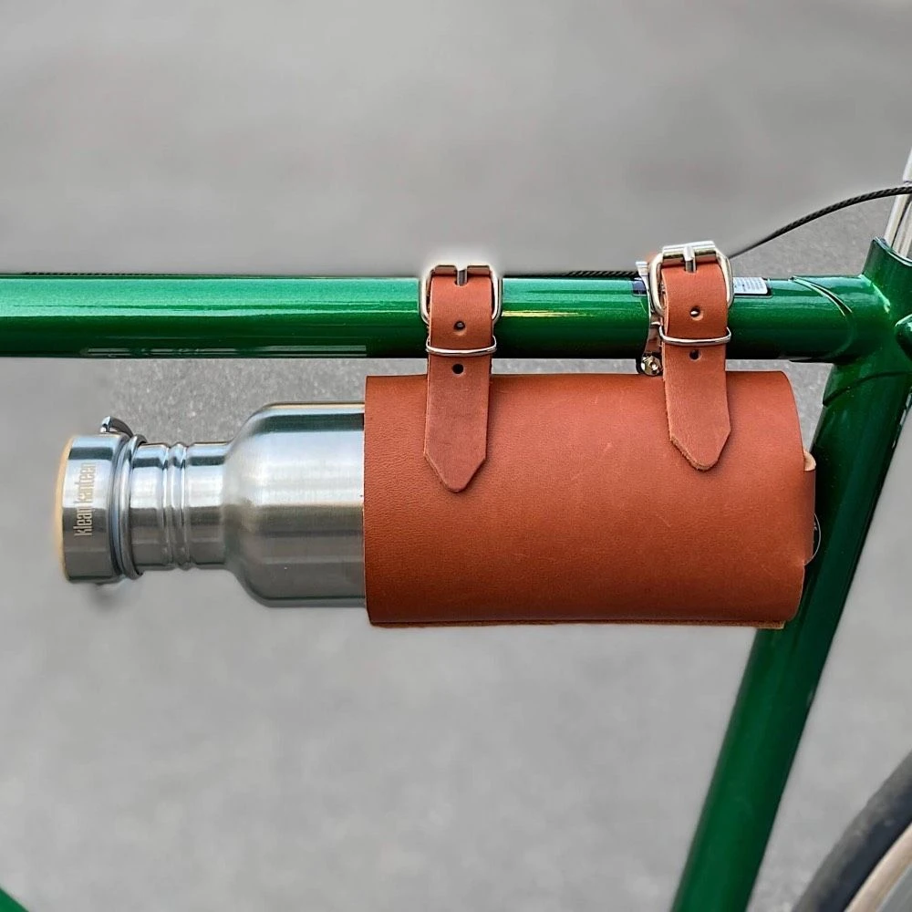 Держатель бутылки кожаный (разные цвета) - фото 10