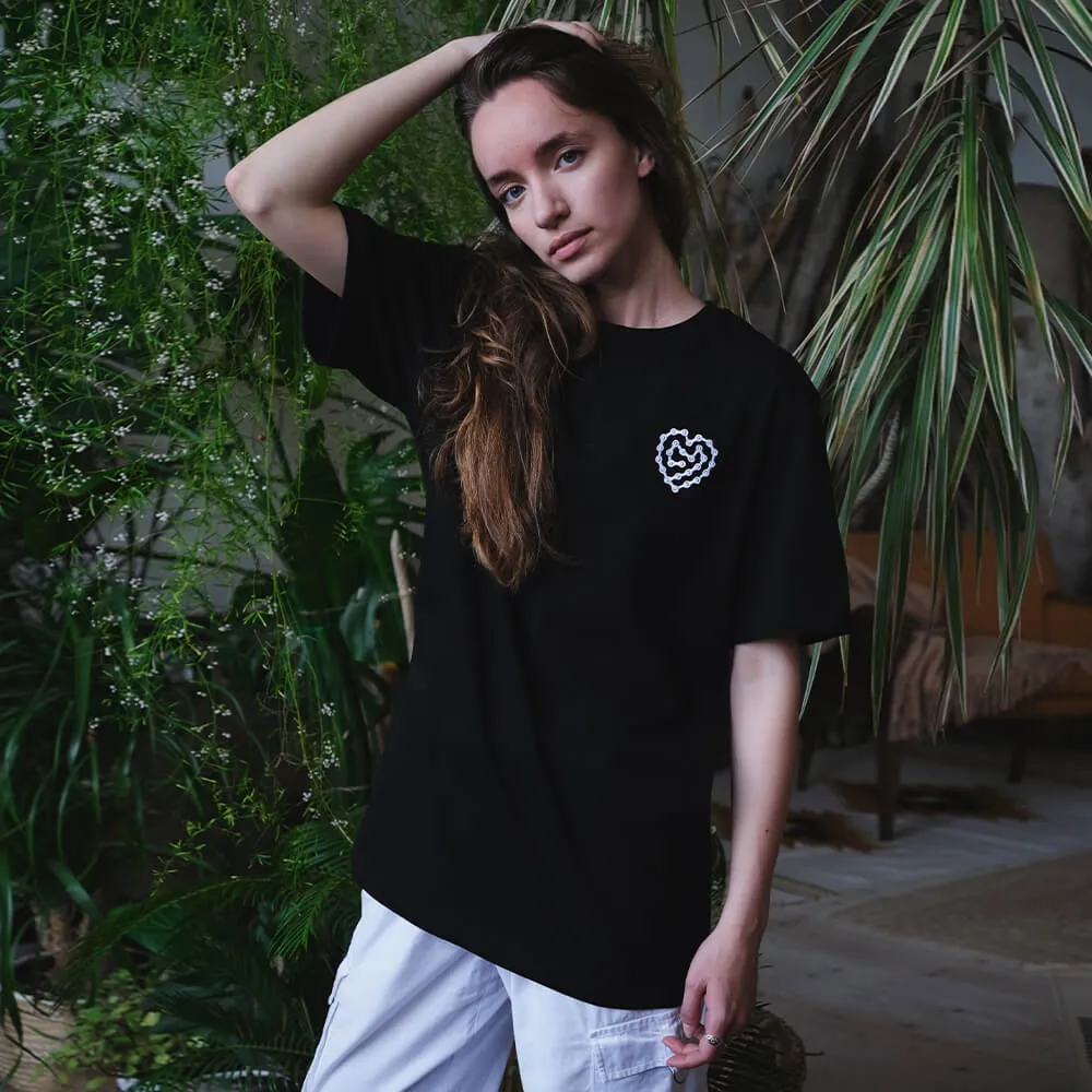 Футболка it's my!bike Велосердце черная - фото 6