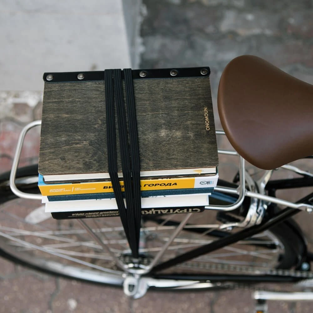 Багажная резинка тройная для велосипеда 55 см NUVO черная - фото 3