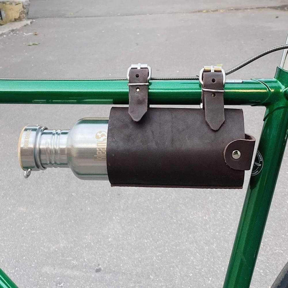 Держатель бутылки кожаный (разные цвета) - фото 12