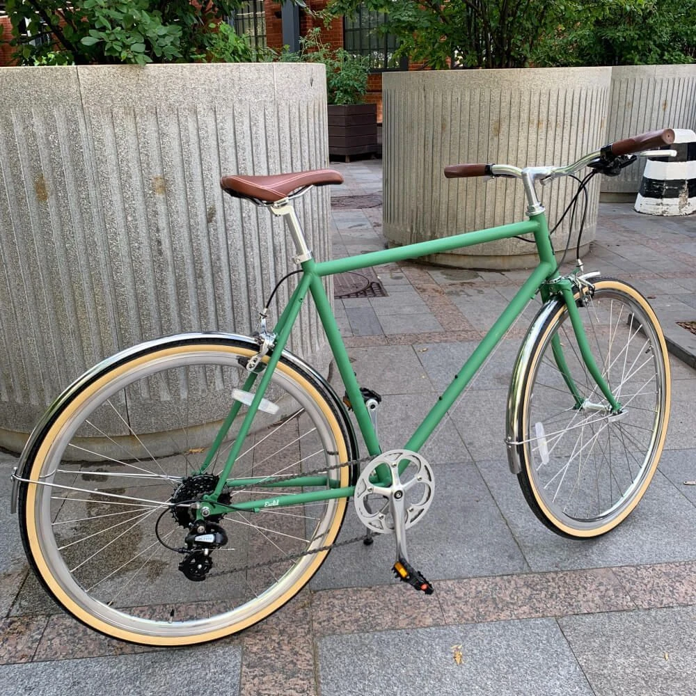 Велосипед 6KU Odyssey 8spd City Bike 54 Silverlake Green - фото 1