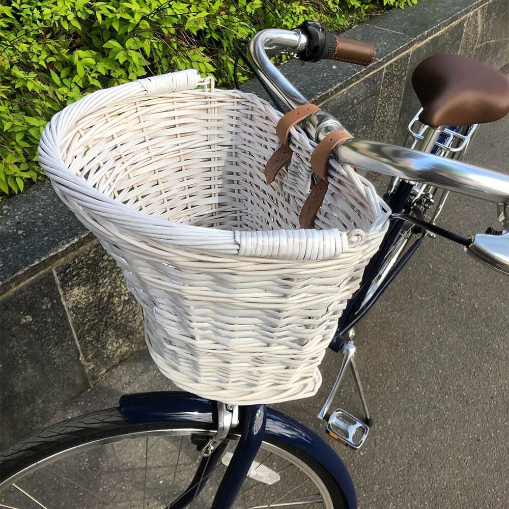 Корзина с ручкой it's my!bike белая - фото 2