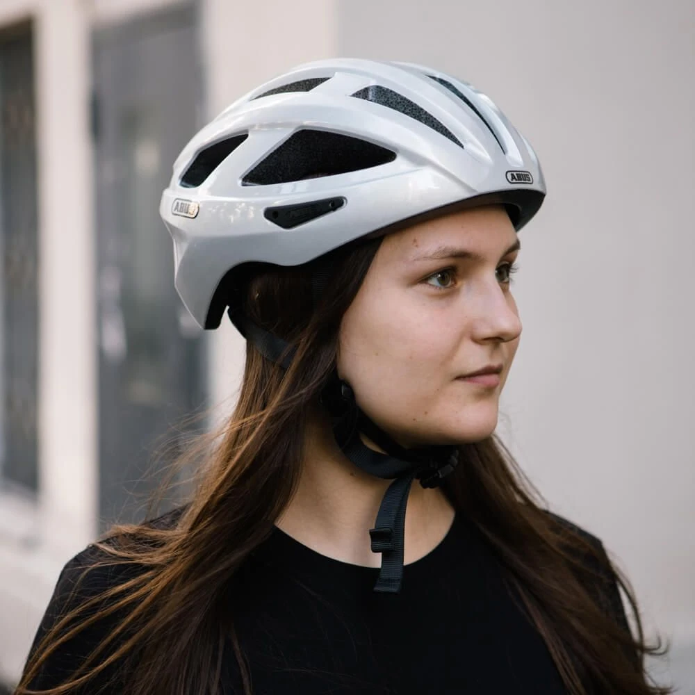Велошлем ABUS Macator Gleam Silver S - фото 5