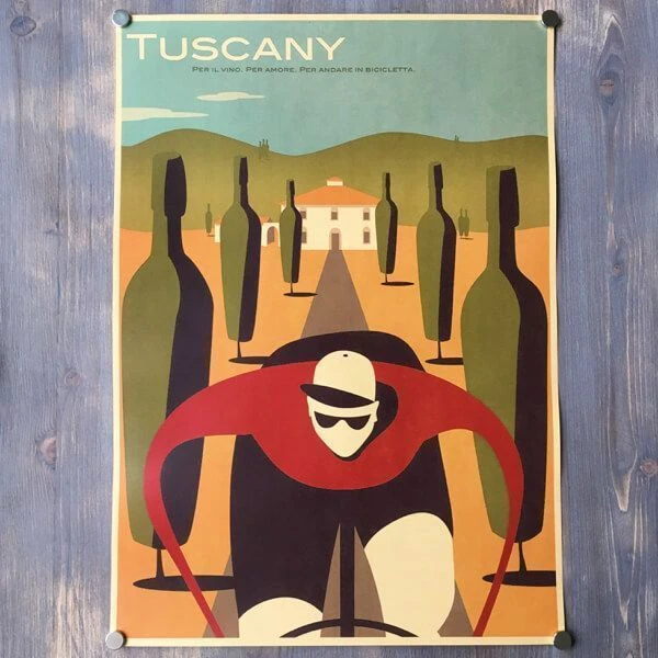 Винтажные постеры с велосипедом (разные дизайны) - фото 25